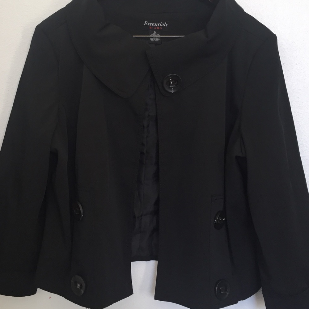 Black professional blazer.